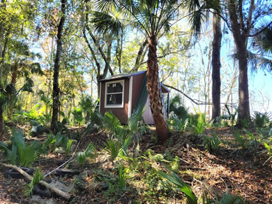 A-Frame Tiny House at Citra Royal Palm RV Park