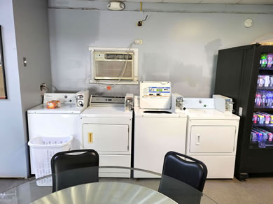 Laundry Machines in Clubhouse