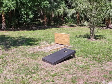 Come Throw A Game Of Horseshoes or Cornhole At Citra Royal Palm RV Park