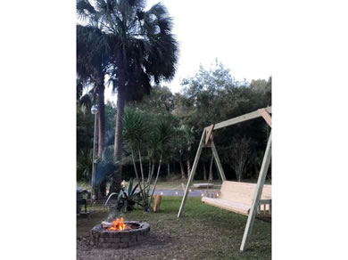 Swing At Fire Circle Is The Place To Hang Out