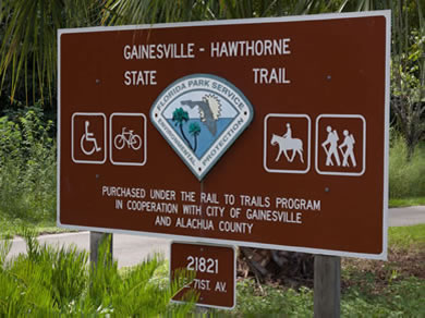 Ride A Bike or Take A Hike on the Gainesville- Hawthorne State Trail