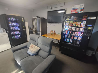 Community Kitchen in the Clubhouse - Gives Tent and Van Campers a way to keep their food refrigerated and a place to make a quick meal