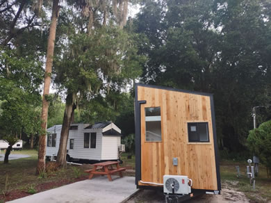 Tiny Houses Are A Way Of Life At Citra Royal Palm RV Park