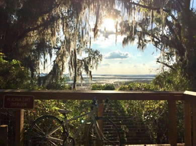 View from the Alachua Outlook along the Gainesville-Hawthorne State Trail