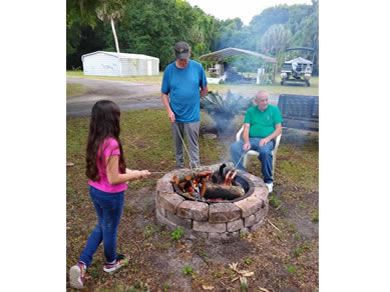 Roasting Hotdogs on the Camp Fire never gets old!