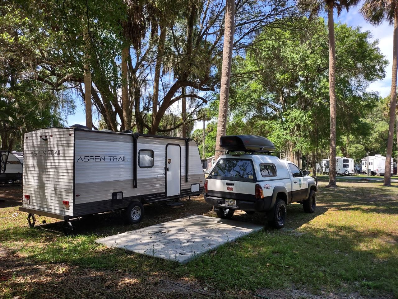 Partial Hook Up Site At Citra Royal Palm RV Park