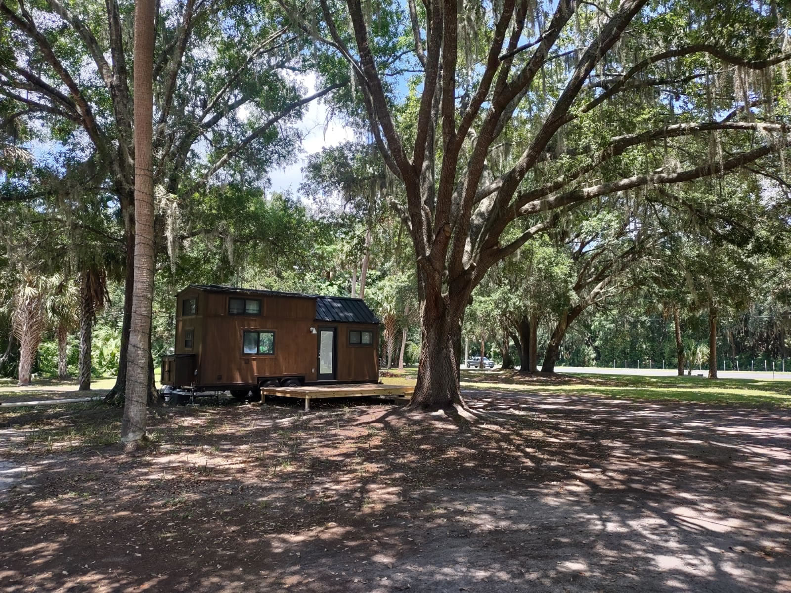 Motorcycle Pop-Up Camper At Citra Royal Palm RV Park